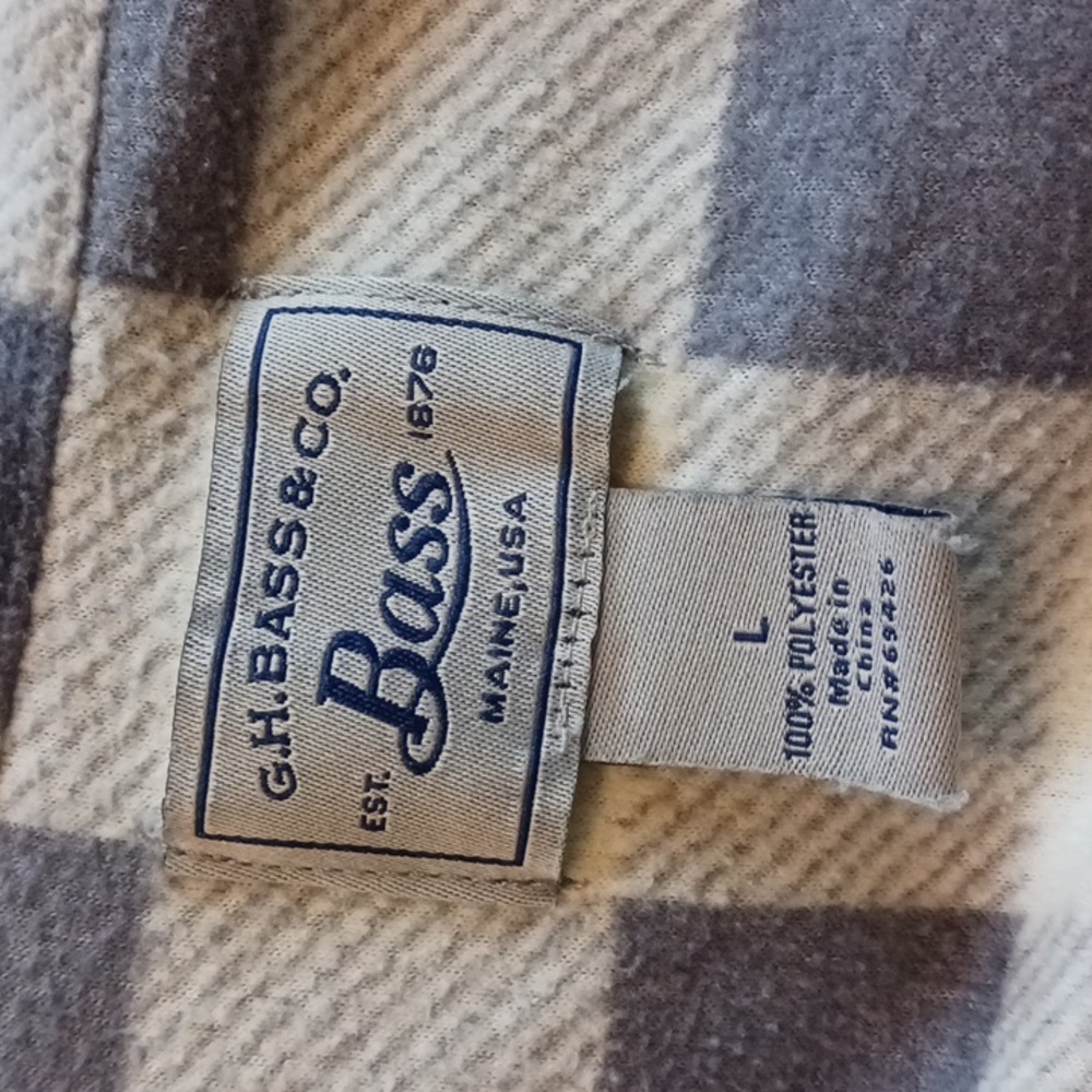 Button up plaid fleece